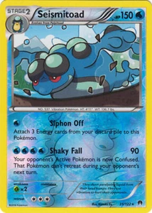 Pokemon - Seismitoad - 35/122 - Rare - Reverse Holo - XY - BREAKPoint - NM - Picture 1 of 1