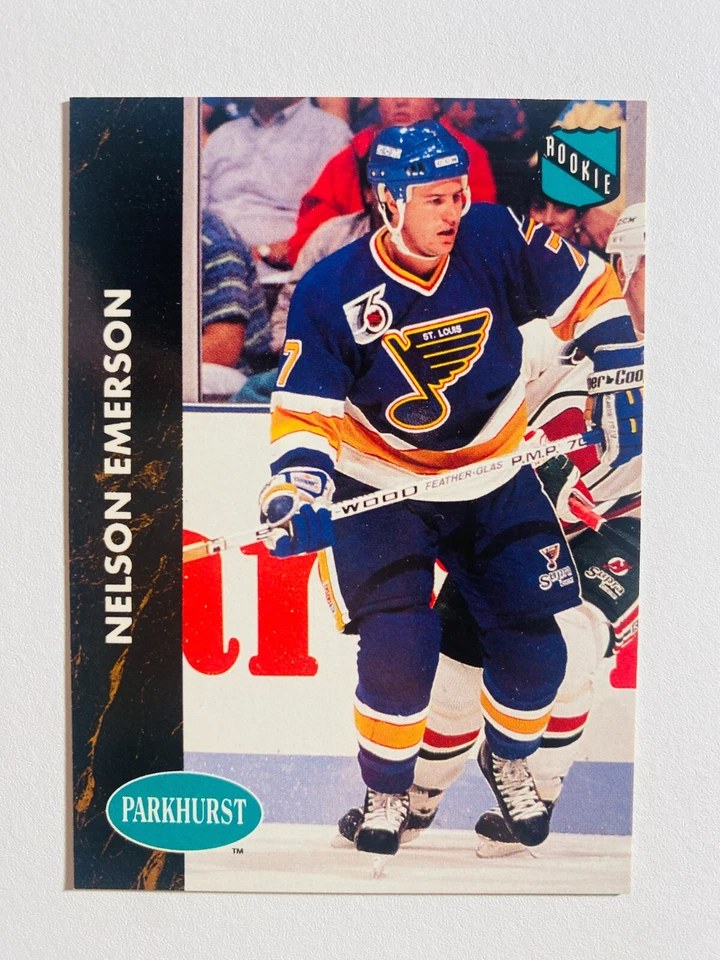 1991 PRO SET #151 NELSON EMERSON ROOKIE NM-MT NHL HOCKEY CARD - Image 1 of 1