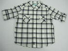 Boys Bonds Short Sleeve Button Down Check Shirt sizes 4 5 7 Colour Grey White
