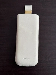 RARE Nokia 6700c-1 Gold Classic white leather case pouch - Zdjęcie 1 z 6