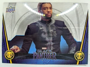 Carta Parallela Trasparente Acetato Pantera Nera Marvel Upper Deck 2018 #27 T'Challa - Foto 1 di 4