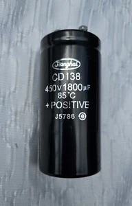 CD138-450V-1800UF CD138 Capacitor Electrolytic 450V 1800uF 185°F - Picture 1 of 3
