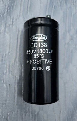 Condensador electrolítico CD138-450V-1800UF CD138 450V 1800uF 185°F  Foto 1 de 3