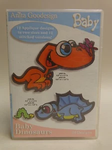 Anita Goodesign Embroidery Machine Design CD Baby Dinosaurs - Picture 1 of 6