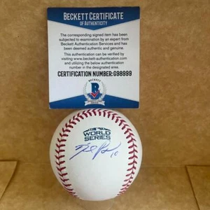 DAVID PRICE BOSTON RED SOX SIGNED AUTO 2018 WORLD SERIES BASEBALL BAS G98999 - Picture 1 of 3