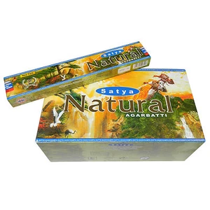 Encens Satya Natural Nag Champa 12 boîtes Parfum Bâtonnets d'encens indien - Imagen 1 de 1