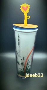 Starbucks Fall 2023 Manuela Guillén "Hi Holla" 24 Oz Venti Cold Cup Tumbler - Picture 1 of 2
