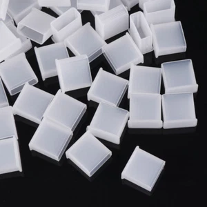 Transparent USB Cover Plugs 50 Pcs for Laptops and Computer Ports - Photo 1 sur 12