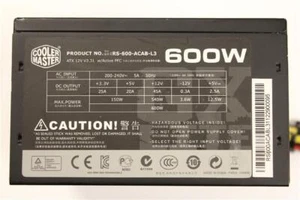 Cooler Master GX-Lite 600W (RS-600-ACAB-L3) ATX Netzteil 600 Watt   #90686 - Bild 1 von 1