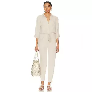 Young Broke & Fabulous linen pant romper - Picture 1 of 12
