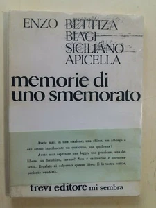 Enzo Apicella - MEMORIE DI UNO SCONOSCIUTO - 1983 ( LIBRO D' ARTISTA) + dedica - Picture 1 of 7
