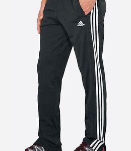 Adidas Men's Tricot Track Pants (BLACK-WHITE)