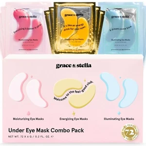 Under Eye Mask - Reduce Dark Circles, Puffy Eyes, Undereye Bags..(72 Pairs).. - Picture 1 of 8