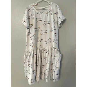 Hanna andersson unicorn dress girls 12/ 150CM - Picture 1 of 4