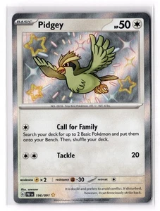 Pidgey 196/091 SV: Paldean Fates Holo NM - Bild 1 von 2