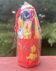 WINNIE THE POOH Soporte para bolígrafo Giratorio/Giratorio RARO Lápices Clip Borrador Tijeras + - Imagen 1 de 10