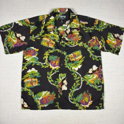 Vintage Pataloha Patagonia 2000 Hawaiian Button Ups Mens Medium Loop Collar - Image 1 of 4