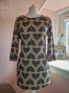 Originals Ladies Top 14 Navy And Blue Hearts, Beautiful! Perfrct condition - Picture 1 of 6