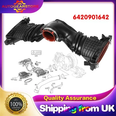 4 Pin Air Intake Pipe Mass Air Flow Sensor For Mercedes C/E/M/R-Class 6420900142 - Image 1 of 4