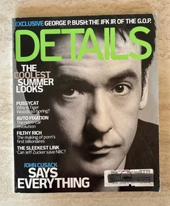 Details Magazine June 2001 John Cusack Tiger Woods - Picture 1 of 3