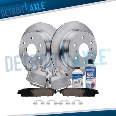 Rear Disc Brake Rotors Calipers & Brake Pads for Silverado Sierra Yukon XL 1500 - Image 1 of 4