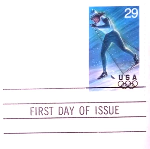 1994 Olympics Winter Games Nordic Skiing - 22kt Gold Replica Stamps - SEE BELOW - Picture 1 of 4