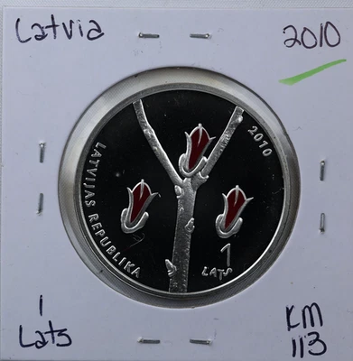 2010 LATVIA 1 Lats Declaration of Independence 31.47 g Silver Coin 0.925 Km 113 - Image 1 of 4