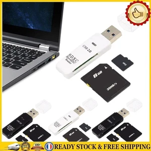 2 in 1 USB 3.0/2.0 Card Reader USB to SD TF Memory Card Reader for PC Laptop ~Ho - Zdjęcie 1 z 21