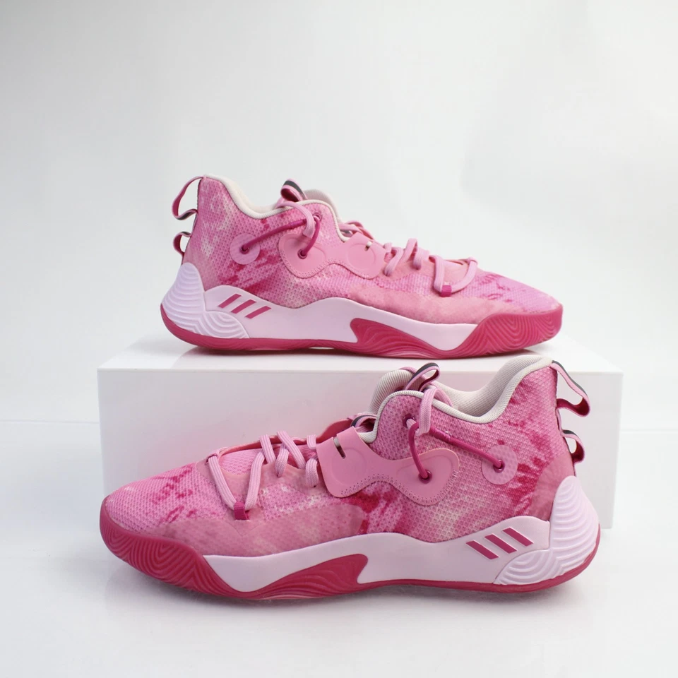 Zapato de baloncesto Adidas Harden para hombre rosa usado Foto 1 de 1