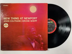 JOHN COLTRANE / ARCHIE SHEPP: New Thing At Newport LP EX+ 1966 IMPULSE AS-94 RVG - Picture 1 of 8