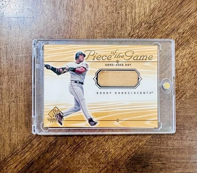 Barry Bonds Relic Game Used Bat Piece #BB 2000 Upper Deck SP MLB RARE - Image 1 of 4