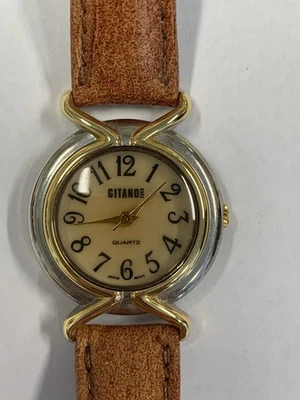 Reloj Gitano Vintage Cuarzo Damas Tono Dorado #8122 Sin Probar Excelente Estado Foto 1 de 4