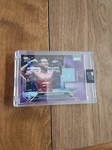 2024 Topps Now UFC Relic Mat Card Joaquin Buckley Purple Parallel 11/25 - 26B - Picture 1 of 8