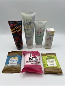 Perfectly Posh Lot (7 Items) Body Creme, Face Serum & Bath Salt And Soak - Picture 1 of 8