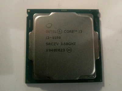 Procesador CPU Intel Core i3-9100 3,60 GHz cuatro núcleos LGA 1151 SRCZV Foto 1 de 4