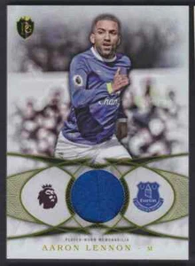 2016 TOPPS PREMIER GOLD FOOTBALL FIBERS AARON LENNON JERSEY EVERTON #FF-ALE - Foto 1 di 2