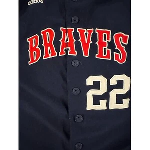 Atlanta Braves Youth Medium 10-12 Adidas - Picture 1 of 4