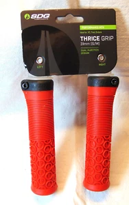 NEW SDG Thrice 31 Lock-On Mountain Bike Grips for XC Trail 136/31mm Red - Picture 1 of 4
