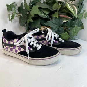 Vans Pro Ultracush Kyle Walker Skate SK8 Shoes Black/Purple Checkered Men Sz 5.5 - Picture 1 of 12