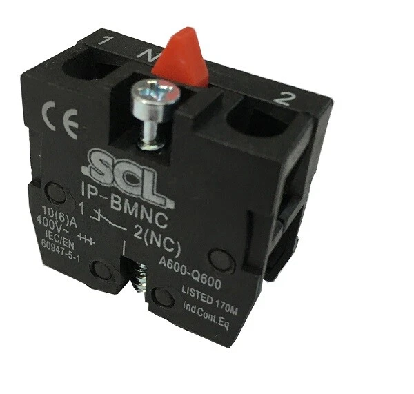 1 x Normally Closed Contact Block for Base Mount IPBS Series - Image 1 of 1