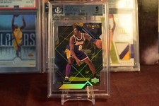 KOBE BRYANT BGS 9 1999-00 UD BLACK DIAMOND #38 FINAL CUT DIE CUT INSERT