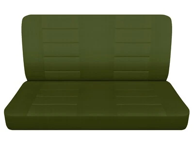 Fundas de asiento de banco delantero de algodón colores lisos para camioneta Ford F150 1977-1994 Foto 1 de 4