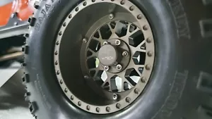 4PCS Aluminum Custom 2.2inch Beadlock Wheels & Wheel Caps for 1/10 RC Crawler - Picture 1 of 12