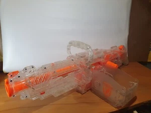 Nerf Blaster Gun Rare!! Vulcan EBF-25 N-Strike Rare Clear Series Collectable - Bild 1 von 18