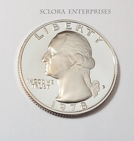 1978 S Washington *PROOF* Quarter  **FREE SHIPPING** Cover