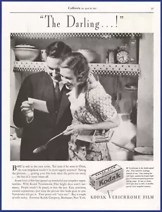 Vintage 1933 KODAK Verichrome Film Photography Ephemera 1930's Print Ad - Picture 1 of 1