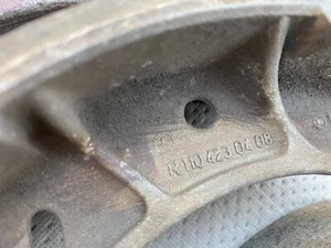Mercedes Benz Alloy Brake shoe W111 Coupe rear - Bild 1 von 6
