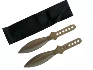 Brand New Set Leaf Throwing knives. Stainless steel blade x2. - Picture 1 of 3