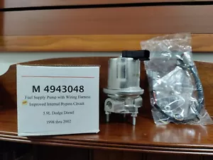 4943048/FP Diesel Fuel Supply Pump w/Wiring Harness. 5.9L Dodge Cummins '98-'02 - Foto 1 di 4