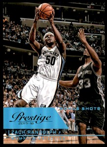 2015-16 Prestige Bonus Shots Blue #64 Zach Randolph /99